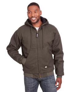 Mens Highland Washed Cotton Duck Hooded Jacket