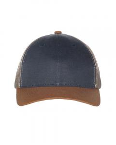Tri-Color Mesh Back Trucker Cap