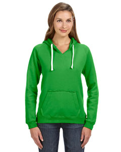 Ladies' Sydney Brushed V-Neck Hood