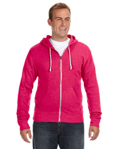 Adult Triblend Full-Zip Fleece Hood