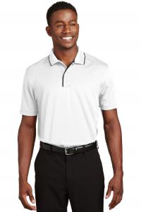Men's Dri-Mesh Polo with Tipped Collar and Piping