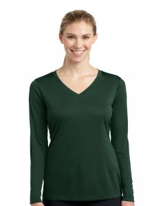 Ladies Long Sleeve PosiCharge Competitor V-Neck Tee