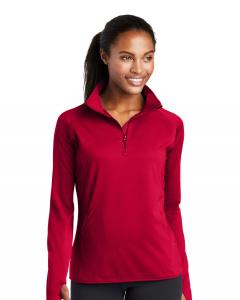 Ladies Sport-Wick Stretch 1/2-Zip Pullover