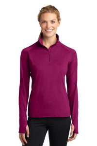 Ladies Sport-Wick Stretch 1/2-Zip Pullover
