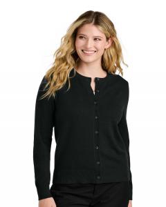 Women's Easy Care Crewneck Cardigan Sweater