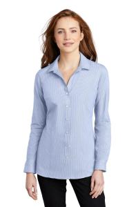 Ladies Pincheck Easy Care Shirt 