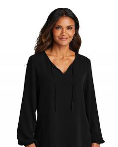 Women's Textured Crepe Blouse