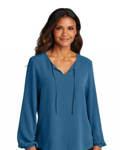 Women's Textured Crepe Blouse