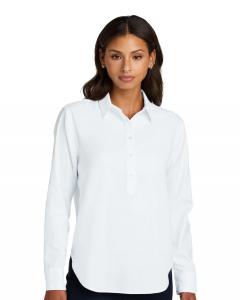 Women's Long Sleeve Modern Oxford Shirt