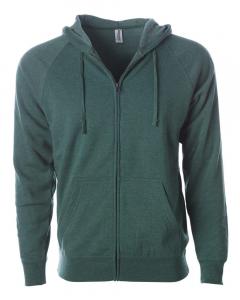 Unisex Special Blend Raglan Full-Zip Hooded Sweatshirt