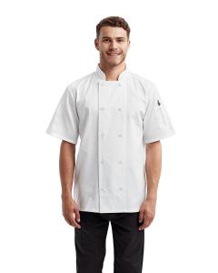 Unisex Short-Sleeve Sustainable Chefs Jacket