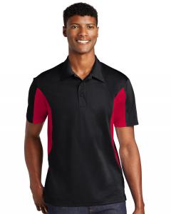 Men's Side Blocked Micropique Sport-Wick Polo