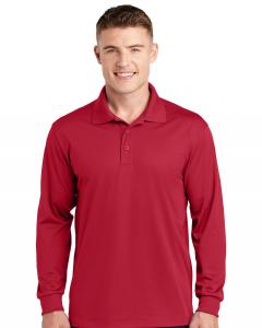 Men's Long Sleeve Micropique Sport-Wick Polo