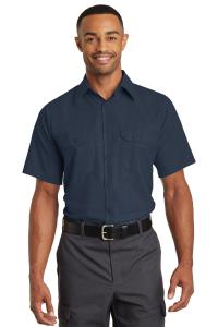 Short Sleeve Solid Ripstop Shirt