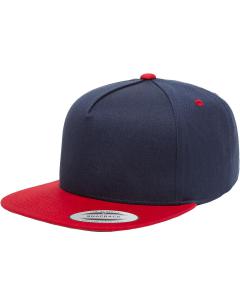 Adult 5-Panel Cotton Twill Snapback Cap