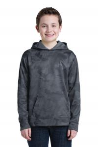 Youth Unisex Sport-Wick CamoHex Fleece Hooded Pullover