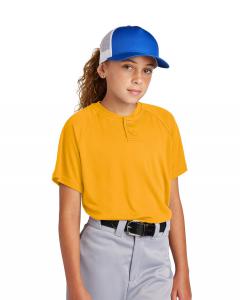 Youth PosiCharge Competitor 2-Button Henley